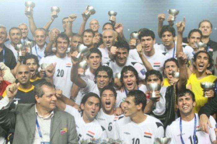 Timnas Irak saat menjuarai Piala Asia 2007