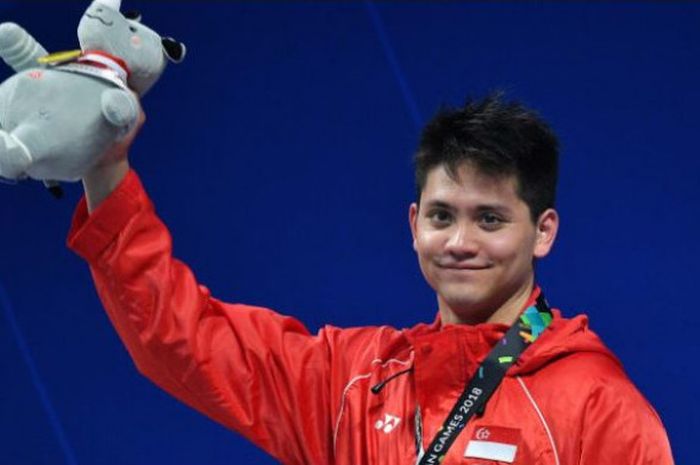 Perenang putra bernama Joseph Isaac Schooling berhasil memenangkan emas pertama di Asian Games 2018 untuk Singapura, Rabu (22/8/2018). 