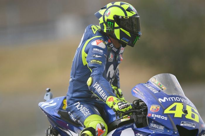 Valentino Rossi terkejut bisa mendapatkan hasil bagus saat sesi kualifikasi MotoGP Thailand 2018, Sabtu (6/10/2018).