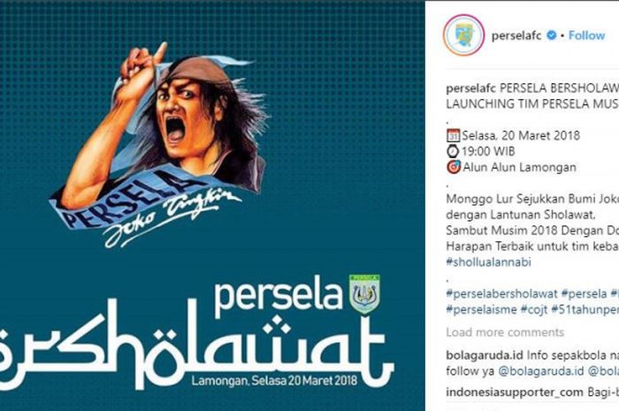 Persela Bersholawat jadi upaya pengenalan tim ke suporter