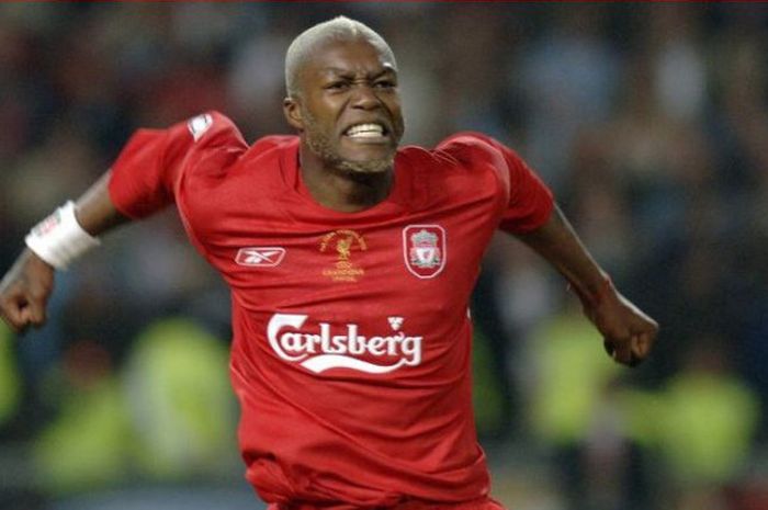 Djibril Cisse kala masih berseragam Liverpool