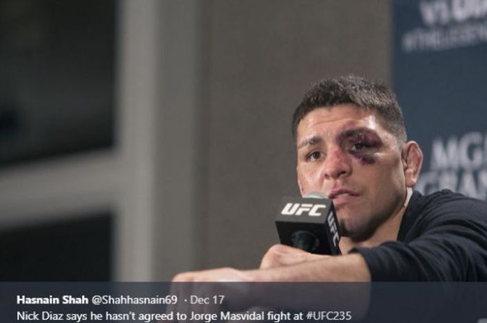 Petarung UFC, Nick Diaz.