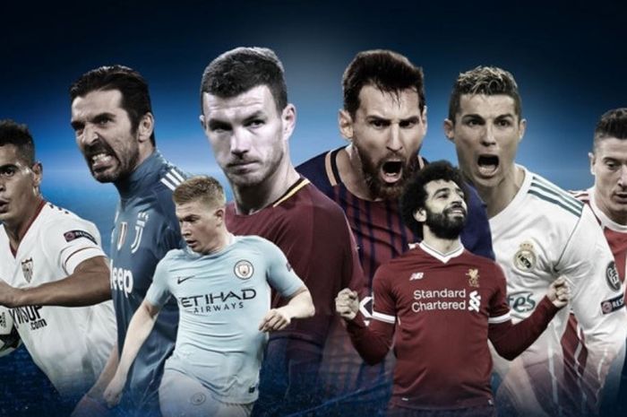 Delapan tim yang lolos ke babak perempat final Liga Champions 2017/2018 