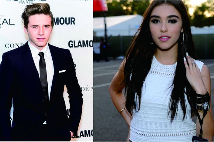 Brooklyn Beckham (kiri) dan Madison Beer (kanan)