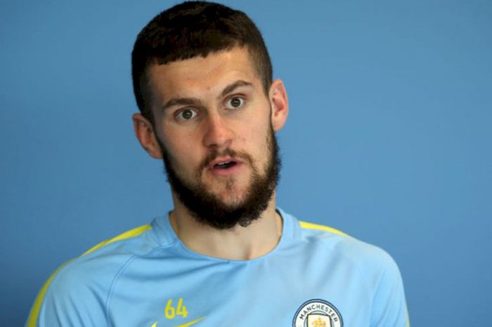 Billy O'Brien, mantan pemain Manchester City yang kini merumput bersama Macclesfield Town.