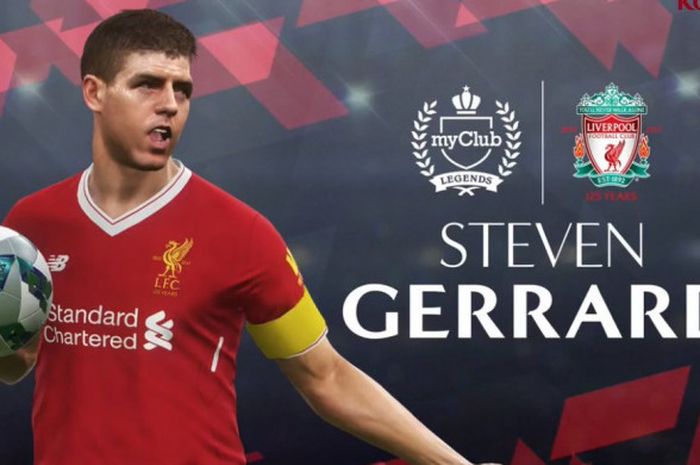 Steven Gerrard di PES 2018