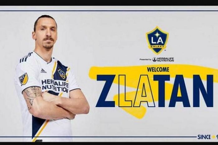 Zlatan Ibrahimovic resmi ke LA Galaxy