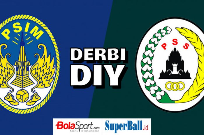 Ilustrasi Derbi DIY PSS Sleman kontra PSIM Yogyakarta