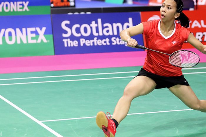 Tunggal putri Indonesia, Lyanny Alessandra Mainaky, gagal melaju pada babak kedua India Open 2019 setelah kalah dari wakil Hong Kong, Deng Joy Xuan, di Siri Fort Stadium, New Delhi, India, rabu (27/3/2019).