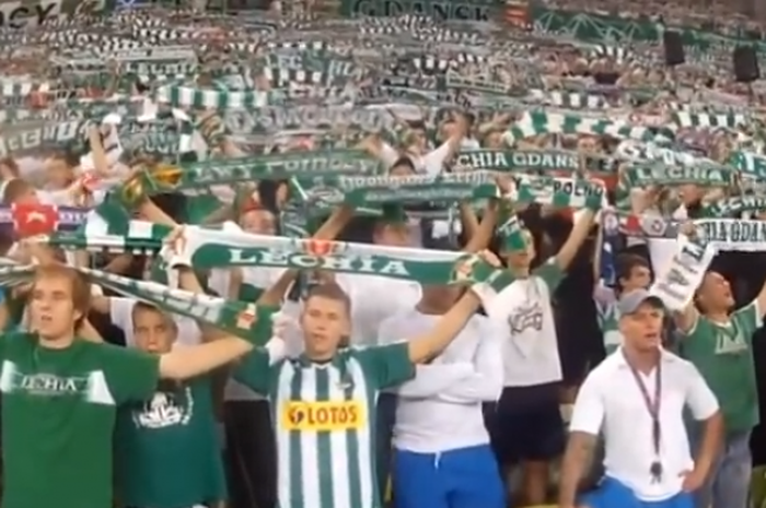 Ramainya Suporter Lechia Gdańsk