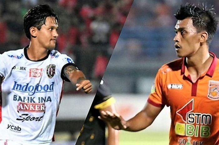 Pemain Bali United, Irfan Bachdim dan Pemain Borneo FC, Lerby Eliandry