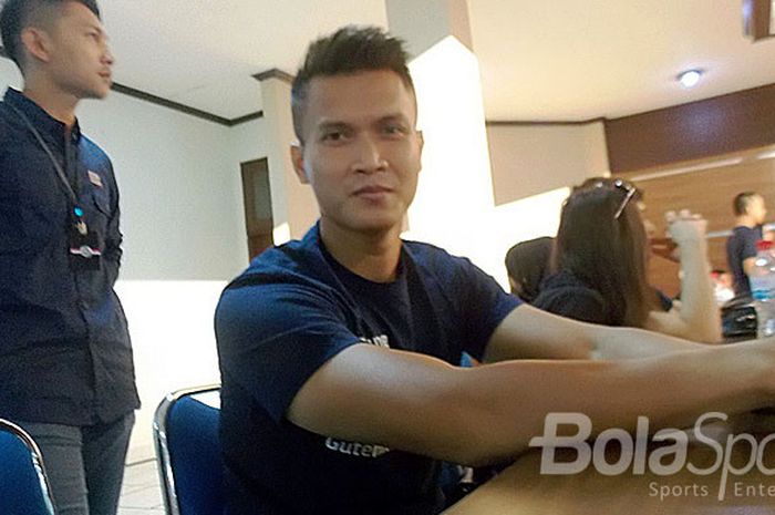 Shahar Ginanjar, kiper yang musim Liga 1 2017 membela Barito Putra.