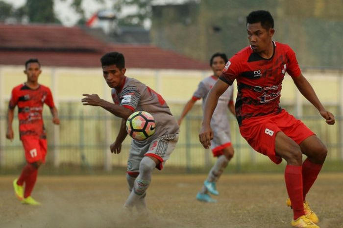 PSBI Blitar kalah dari Martapura FC dalam lanjutan Liga 2 di Blitar, Minggu (13/8/2017). 