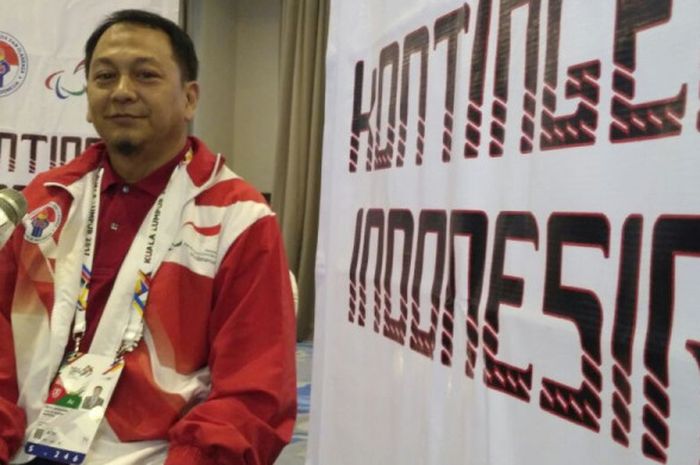 Chef de Mission Indonesia pada ASEAN Para Games 2017, dr Bayu Rahadian.