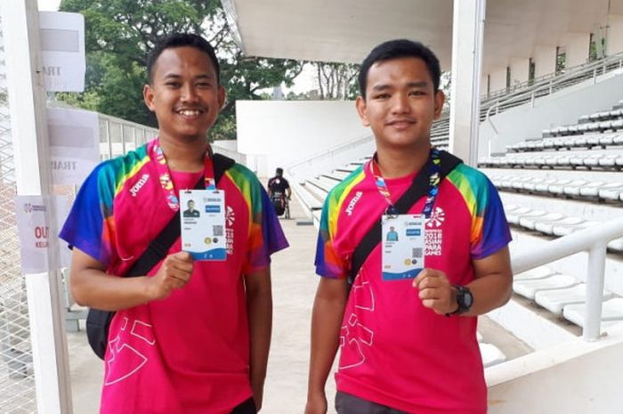 2 relawan yang bakal bertugas pada ajang Asian Para Games 2018.