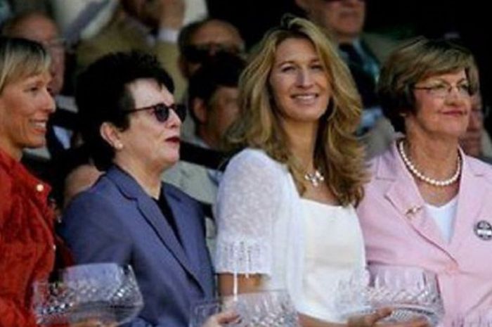 Para legenda tenis masa lalu: Martina Navratilova, Billie Jean King, Steffi Graf dan Margaret Court