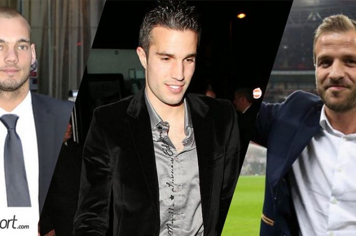 Wesley Sneijder, Robin van Persie, dan Raphael van Der Vaart