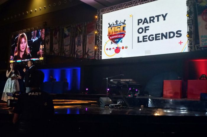 Suasana di hari terakhir Mobile Legends Southeast Asia Cup (MSC) 2018 di Hall B3, JIExpo, Kemayoran, Jakarta, pada Minggu (29/7/2018).