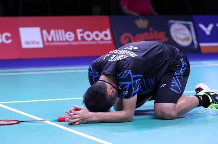 Pebulu tangkis tunggal putra Indonesia, Jonatan Christie.