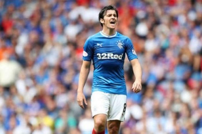 Pemain Glasgow Rangers, Joey Barton. 