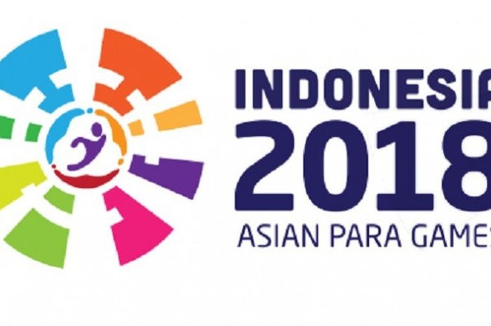  Logo resmi Asian Para Games 2018 yang akan bergulir di Jakarta, Indonesia, mulai 8 Oktober 2018. 