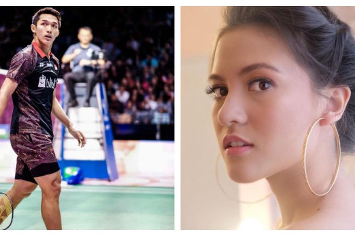 Kolase foto Jonatan Christie (kiri) dan Marsha Aruan