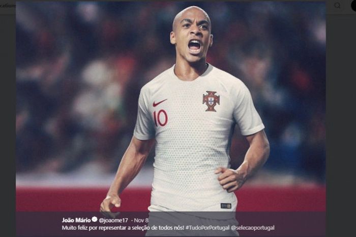 Gelandang timnas Portugal dan Inter Milan, Joao Mario.