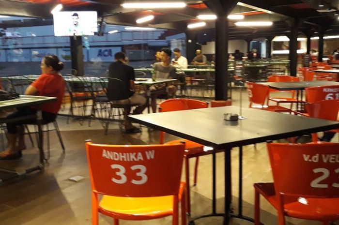 Bali United Cafe yang baru saja diresmikan.