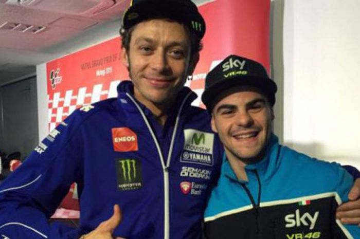 Valentino Rossi dan Romano Fenati.