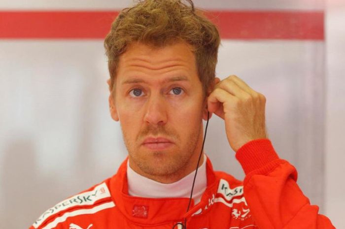 Pebalap Ferrari, Sebastian Vettel.