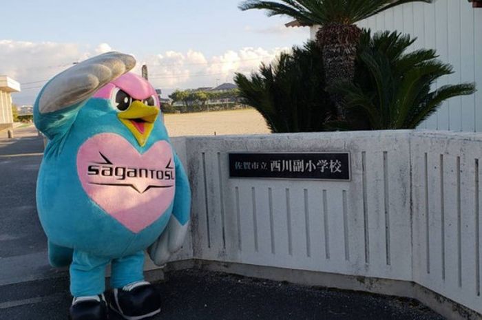 Maskot klub Liga Jepang 1, Sagan Tosu.