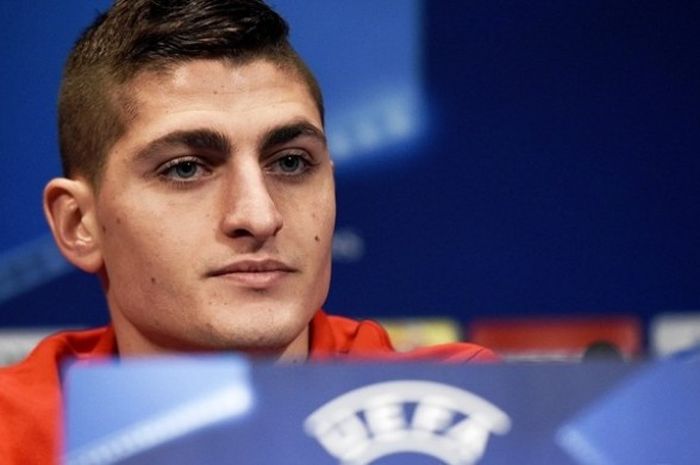 Gelandang Paris Saint-Germain, Marco Verratti. 