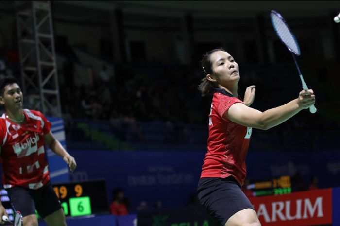 Alfian Eko Prasetya/Marsheilla Gischa Islami melaju ke final Chinese Taipei Open 2018, Sabtu (6/10/2018).