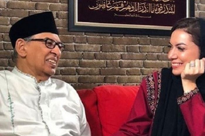 Najwa Shihab dan ayahnya Quraish Shihab 