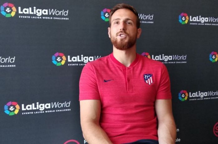 Jan Oblak, dalam wawancara eksklusif dengan Bolasport.com di Hotel Mandarin Oriental, Singapura (28/