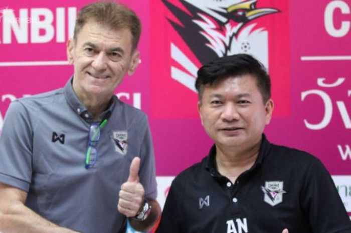 Drago Mamic saat dikenalkan oleh klub Liga Thailand, Chainat Hornbill.