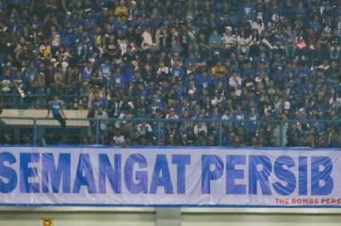 Bobotoh di Stadion Gelora Bandung Lautan Api, Bandung.