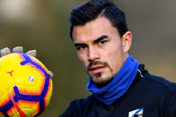 Kiper keturunan Indonesia yang bermain untuk Sampdoria, Emil Audero Mulyadi.