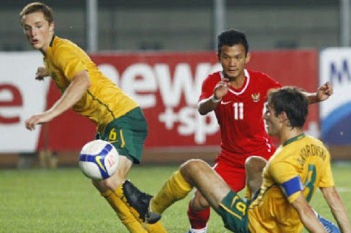 Alan Martha saat membela Timnas U-19.