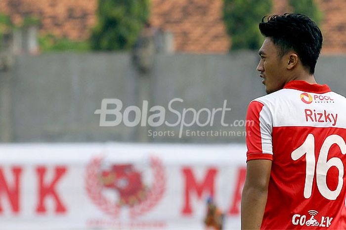 Rizky Dwi Febrianto, saat berseragam Madura United