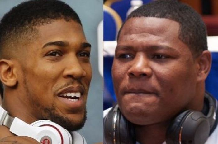 Anthony Joshua (kiri) dan Luis Ortiz (kanan). 