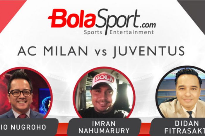 Duel prediksi hasil pertandingan laga seru di Liga Italia antara AC Milan vs Juventus.