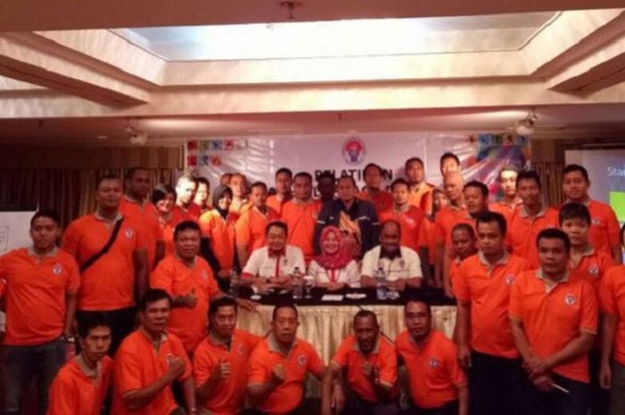 Sejumlah pelatih olahraga disabilitas mengikuti pelatihan untuk meningkat prestasi atlet Indonesia pada Asian Para Games 2018, di Hotel Ambhara Blok M, Jakarta, pada 5-9 Desember 2017.