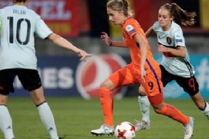 Aksi Vivianne Miedema berseragam Timnas Belanda