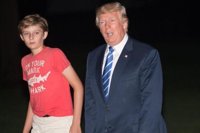 Barron Trump, putra Presiden Amerika Serikat, Donald Trump, bergabung dengan akademi sepak bola Major League Soccer milik Erick Thohir, D.C. United.