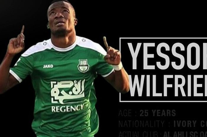 Wilfried Yessoh saat berseragam AL-Ahli.