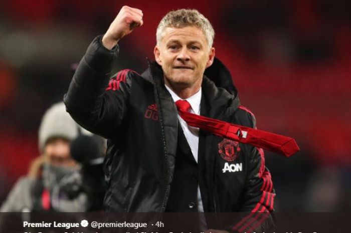 Pelatih interim Manchester United, Ole Gunnar Solskjaer, memenangi lima partai perdana di Liga Inggris sejak menggantikan Jose Mourinho.