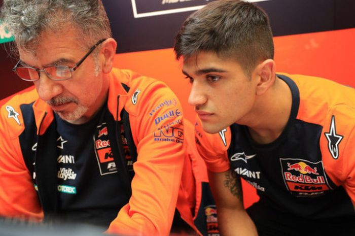 Pebalap KTM Ajo, Jorge Martin, baru saja menjalani operasi setelah mengalami kecelakaan pada tes Jerez.