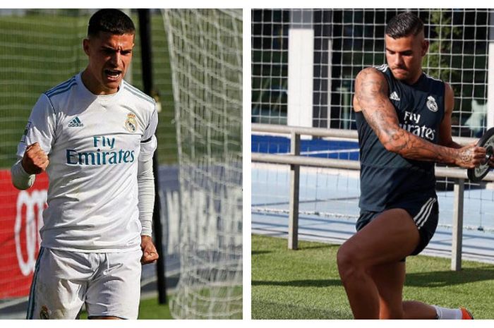 Kolase foto Jaime Seoane (kiri) dan Theo Hernandez