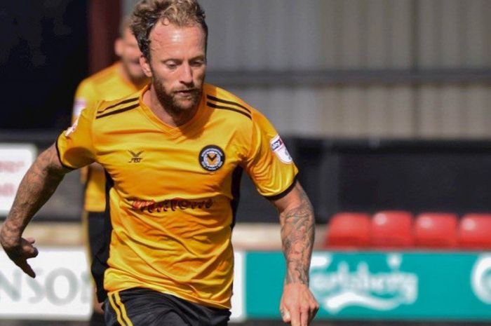 Sean Rigg, mantan striker Newport County yang bergabung Bath City